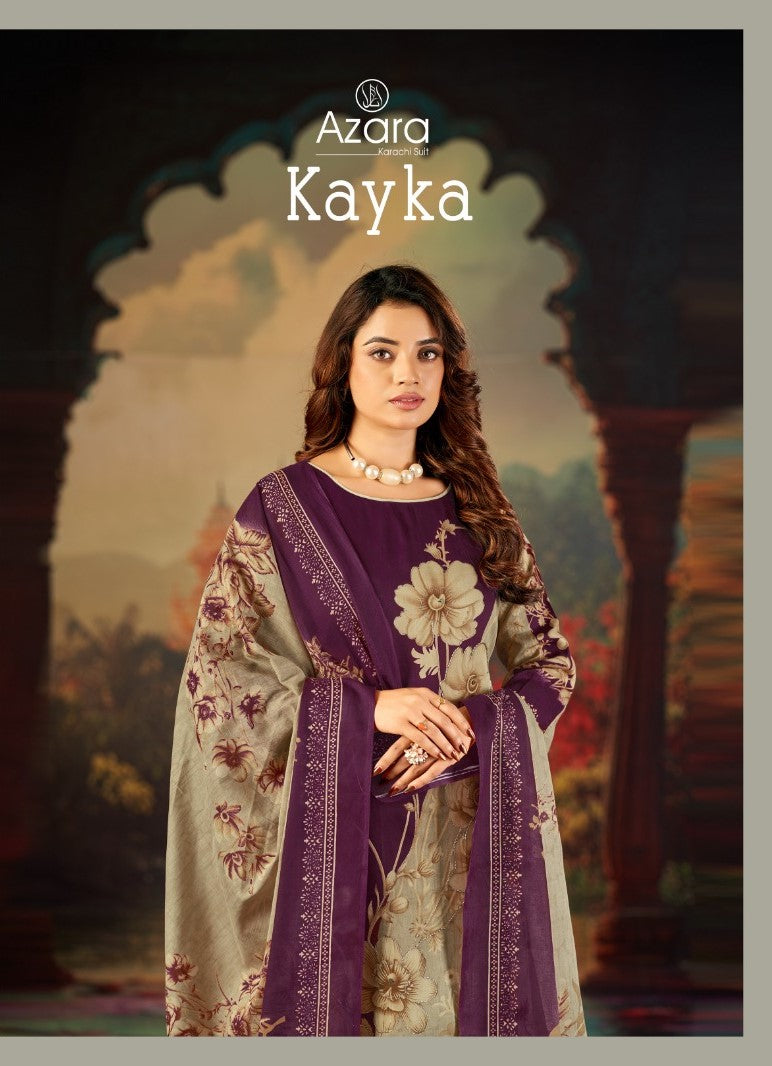 Kayka 1200 Radhika Fashion Azara Zam Cotton Karachi Salwar Suits Manufacturer