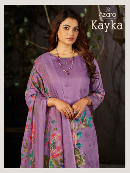 Kayka 1202 Radhika Fashion Azara Zam Cotton Karachi Salwar Suits Wholesaler India