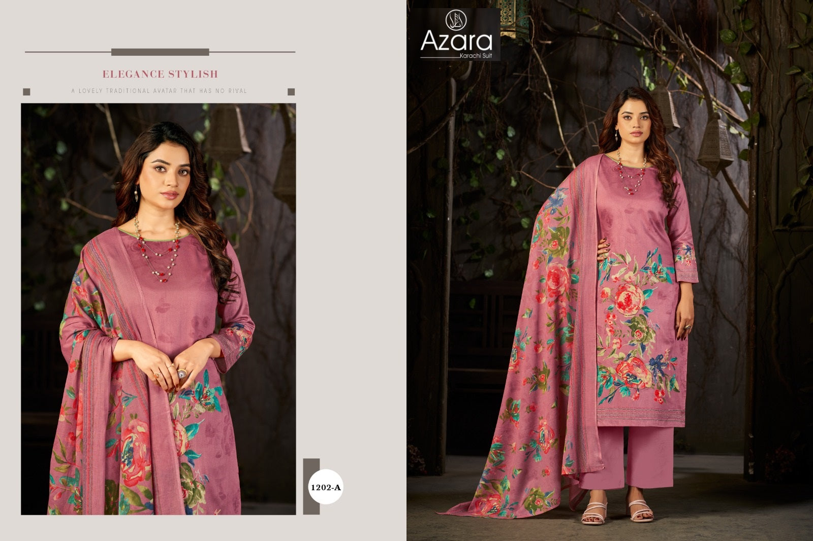 Kayka 1202 Radhika Fashion Azara Zam Cotton Karachi Salwar Suits Wholesaler India
