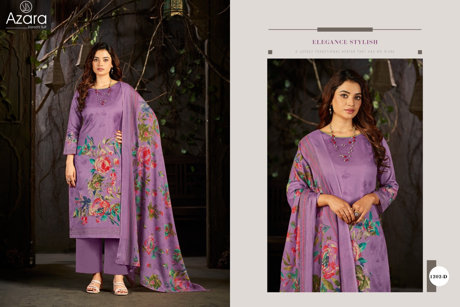 Kayka 1202 Radhika Fashion Azara Zam Cotton Karachi Salwar Suits Wholesaler India