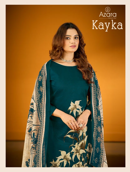 Kayka 1203 Radhika Fashion Azara Jam Cotton Karachi Salwar Suits Wholesaler