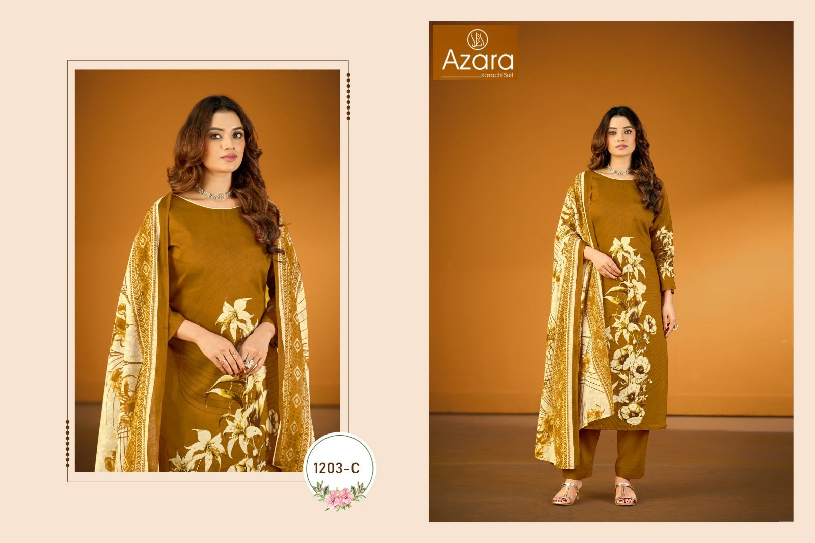 Kayka 1203 Radhika Fashion Azara Jam Cotton Karachi Salwar Suits Wholesaler