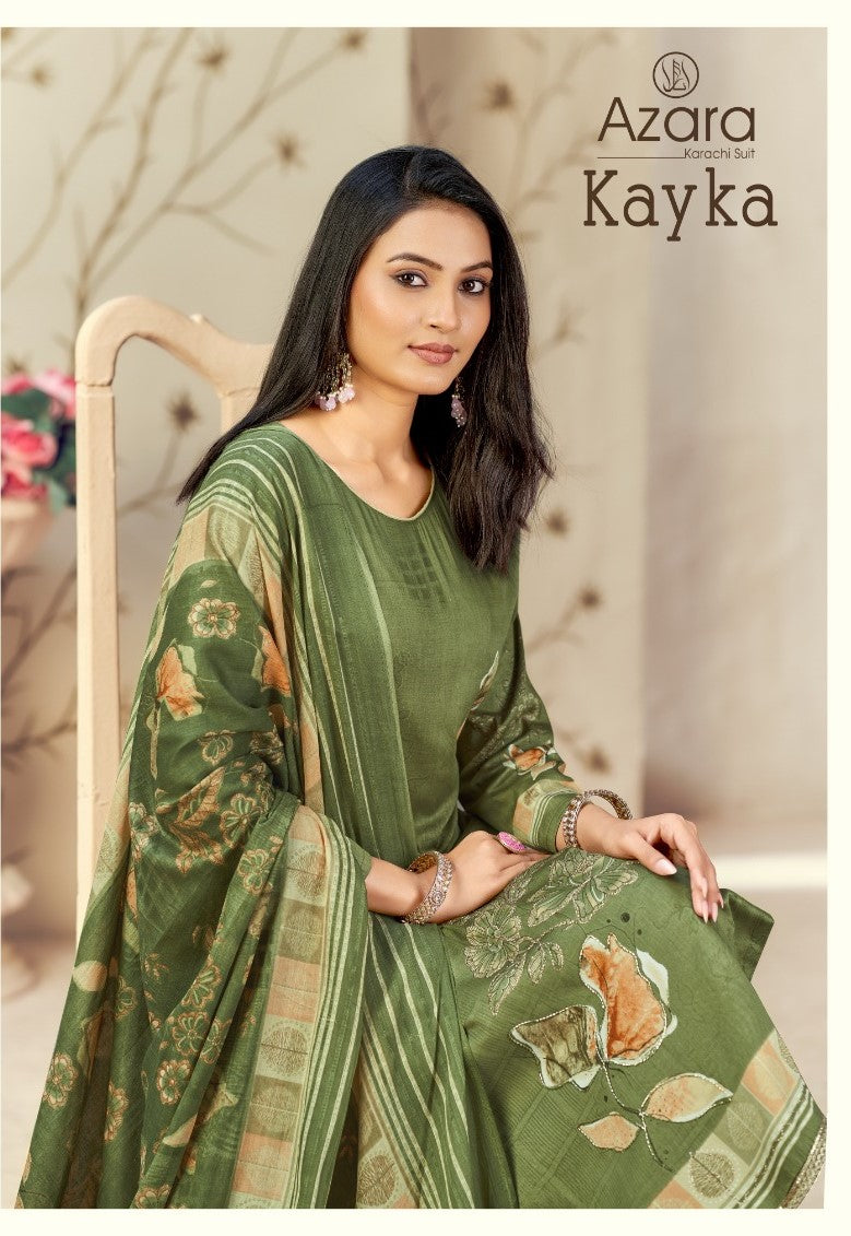 Kayka 1220 Radhika Fashion Azara Zam Karachi Salwar Suits Wholesaler Ahmedabad