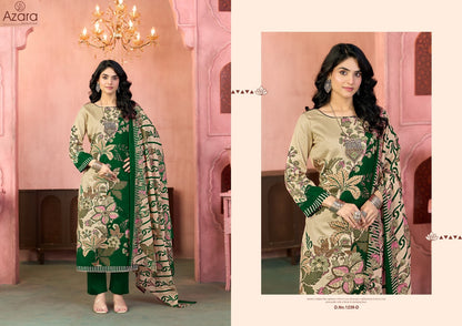 Kayka 1239 Radhika Fashion Azara Zam Cotton Karachi Salwar Suits Manufacturer Gujarat