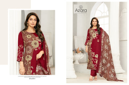 Kayka 228 Radhika Fashion Azara Zam Cotton Karachi Salwar Suits Exporter India