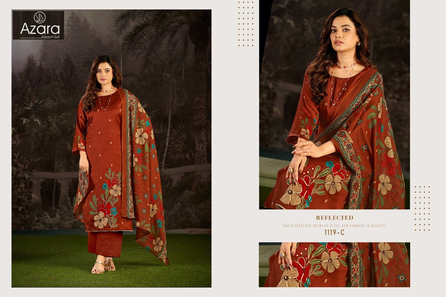 Kayka Radhika Fashion Azara Zam Cotton Karachi Salwar Suits Wholesaler