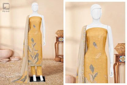 Kaynat K Cube Pashmina Suits Wholesale Price