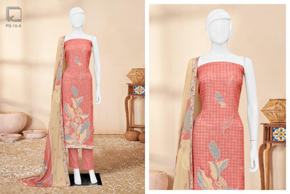 Kaynat K Cube Pashmina Suits Wholesale Price