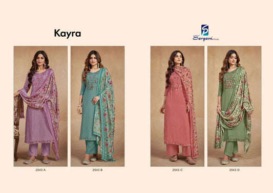Kayra 2543 Sargam Prints Viscose Muslin Pant Style Suits Manufacturer