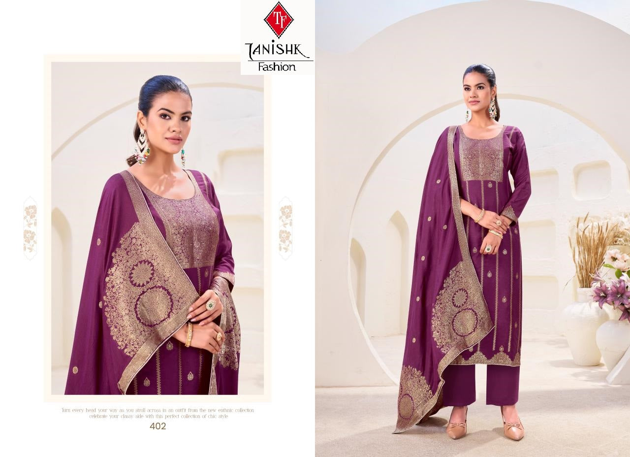 Kayra Tanishk Fashion Viscose Muslin Pant Style Suits Wholesaler Ahmedabad