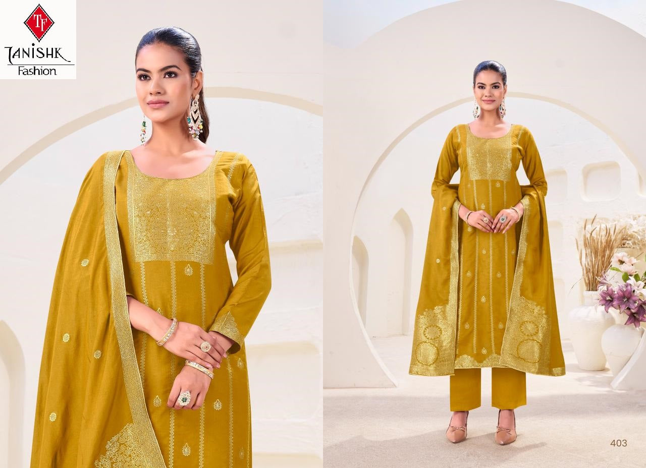 Kayra Tanishk Fashion Viscose Muslin Pant Style Suits Wholesaler Ahmedabad