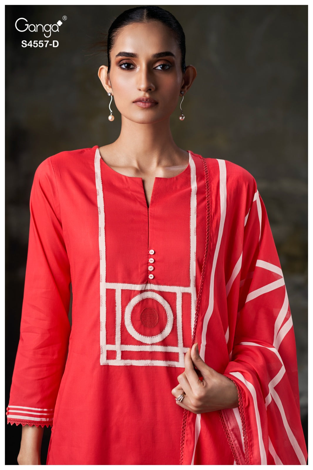 Kazra 4557 Ganga Cotton Plazzo Style Suits Wholesaler India