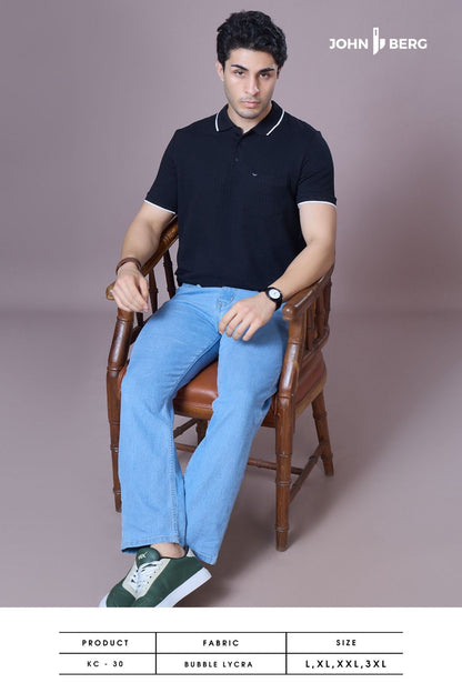 Kc 30 John Berg Lycra Mens Tshirts Exporter India