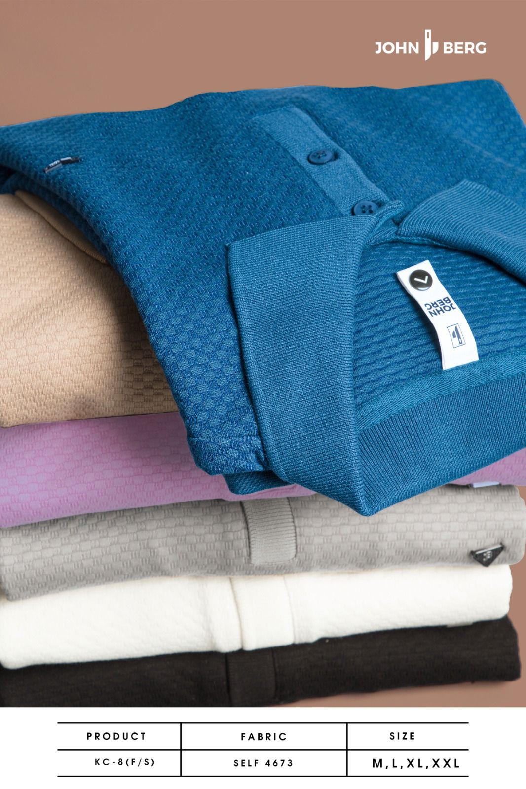 Kc 8 John Berg Knit Mens Tshirts Wholesaler Gujarat