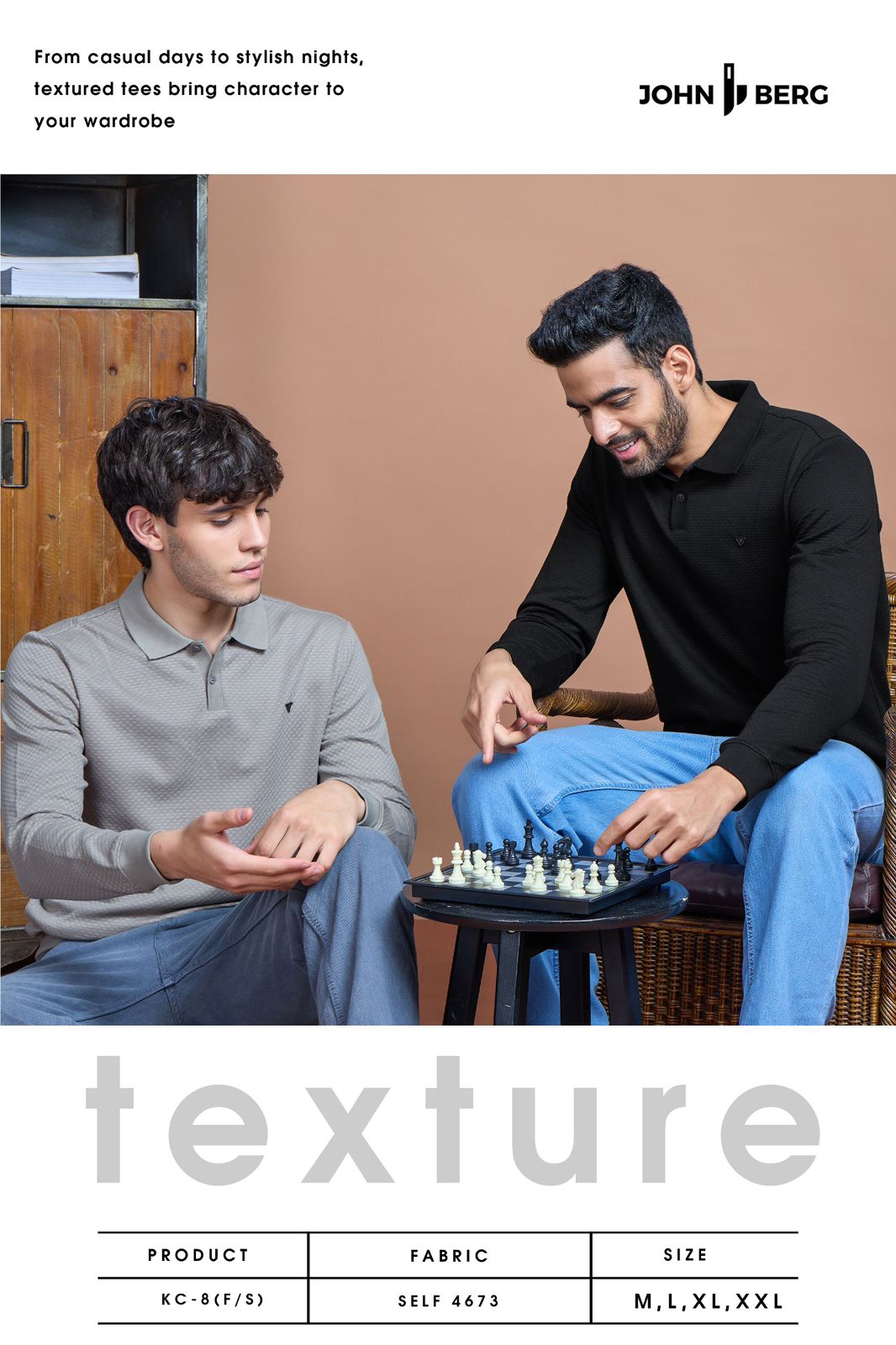 Kc 8 John Berg Knit Mens Tshirts Wholesaler Gujarat