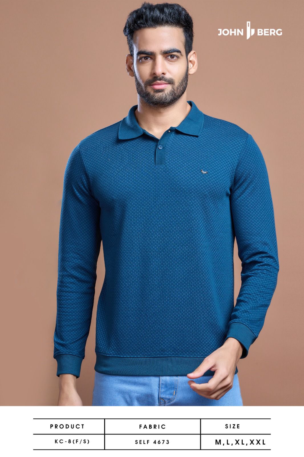 Kc 8 John Berg Knit Mens Tshirts Wholesaler Gujarat