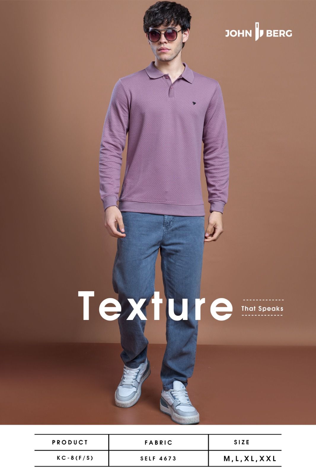 Kc 8 John Berg Knit Mens Tshirts Wholesaler Gujarat