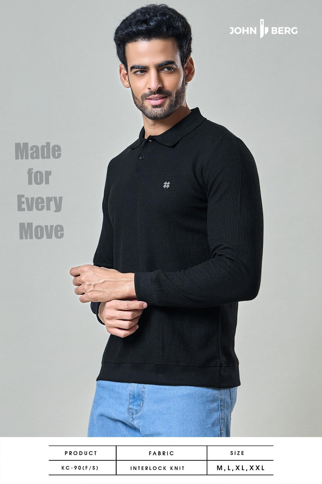 Kc 90 John Berg Knit Mens Tshirts Supplier Ahmedabad
