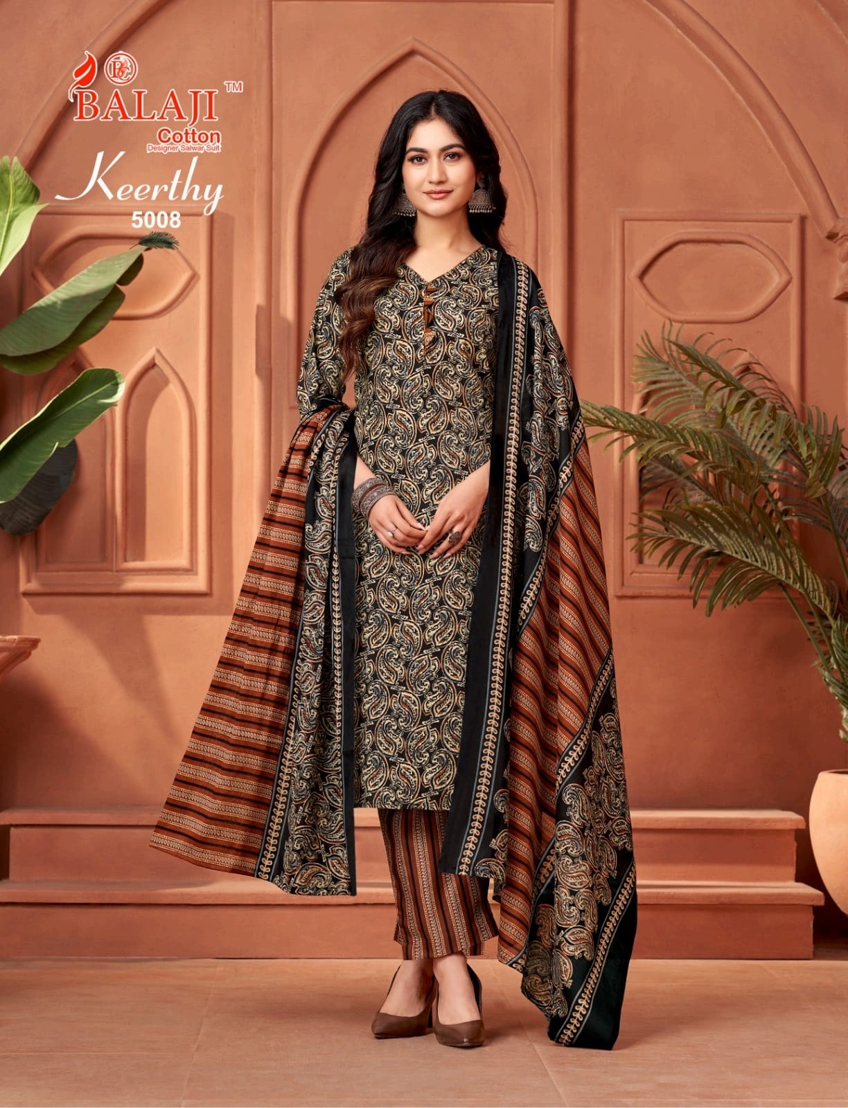 Keerthy Vol 5 Balaji Readymade Cotton Pant Suits Wholesaler Gujarat