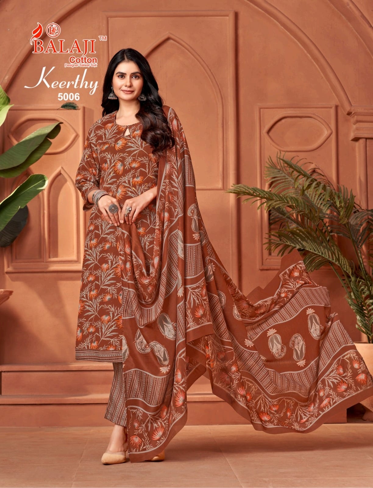 Keerthy Vol 5 Balaji Readymade Cotton Pant Suits Wholesaler Gujarat