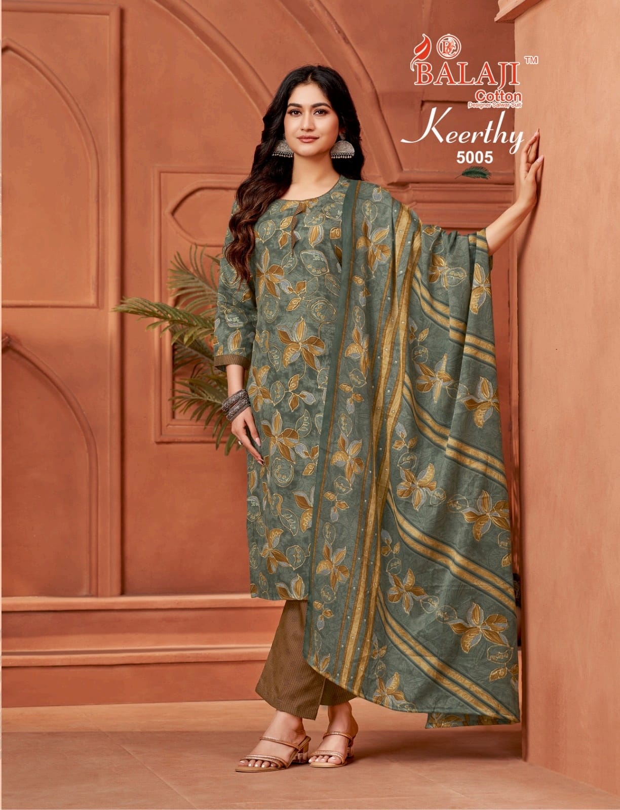 Keerthy Vol 5 Balaji Readymade Cotton Pant Suits Wholesaler Gujarat