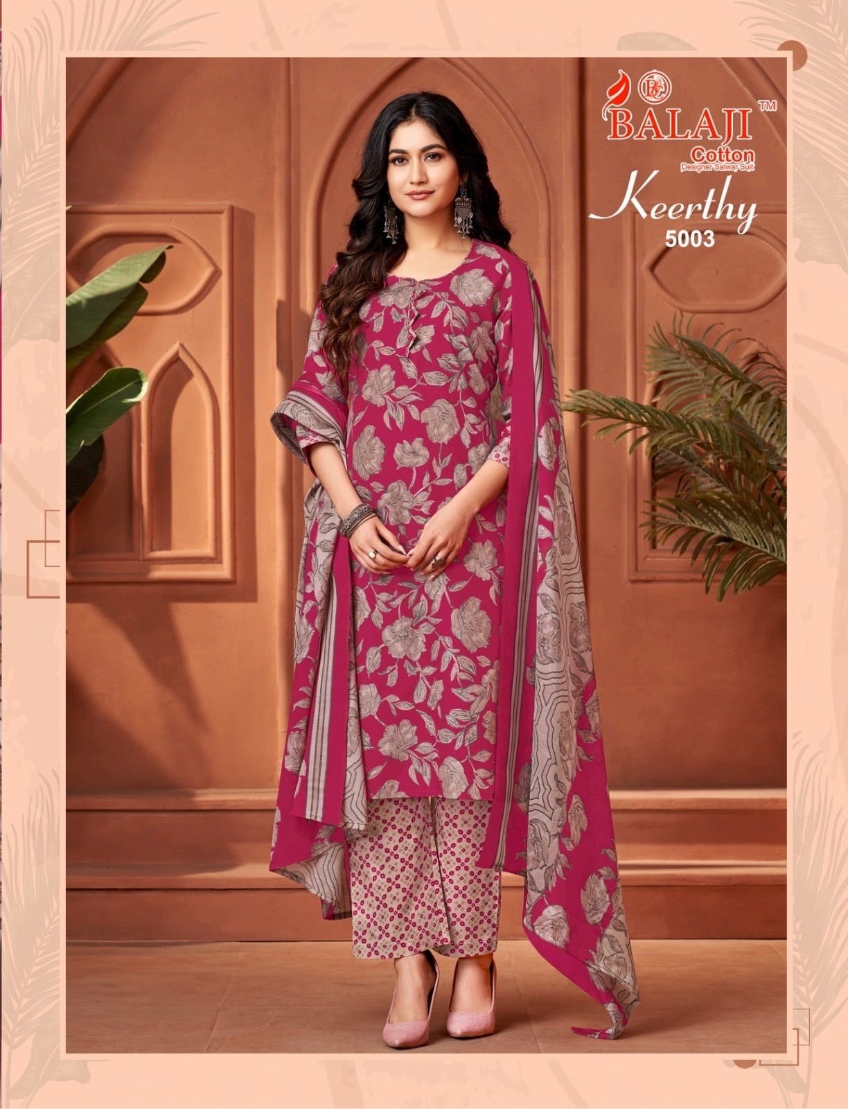 Keerthy Vol 5 Balaji Readymade Cotton Pant Suits Wholesaler Gujarat