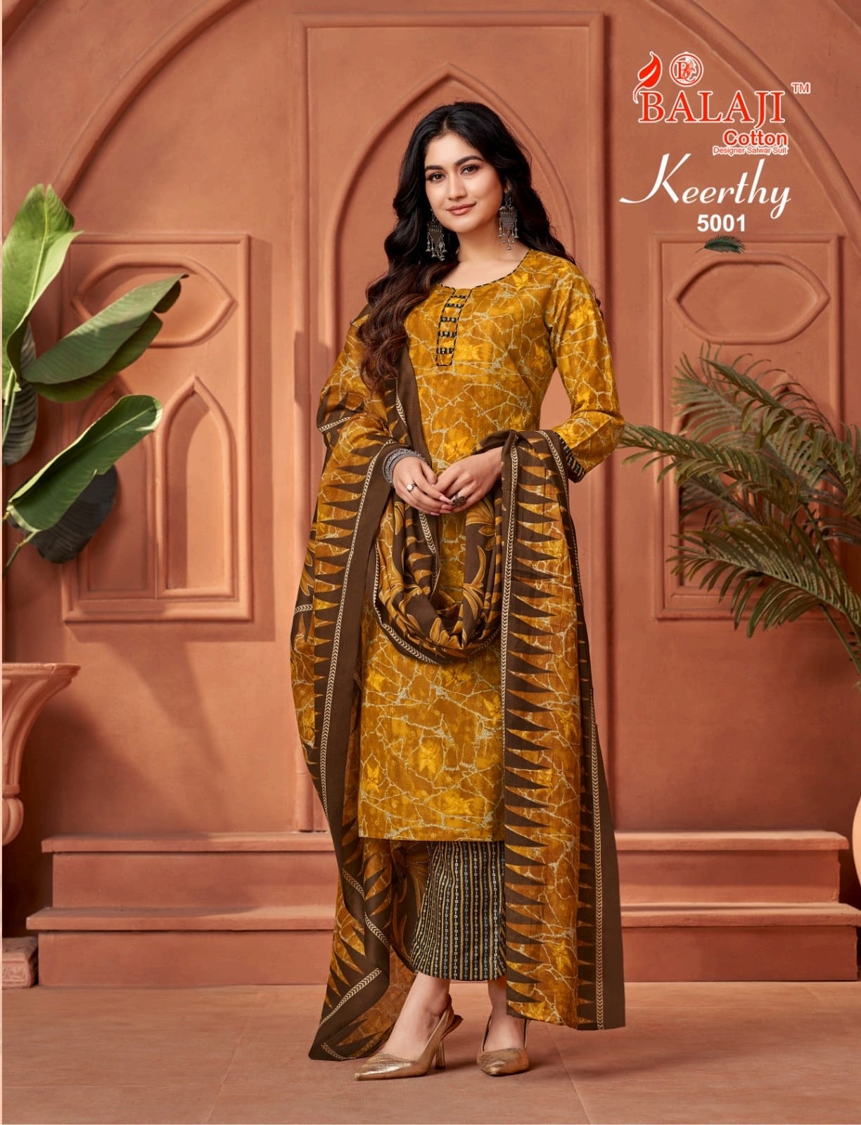 Keerthy Vol 5 Balaji Readymade Cotton Pant Suits Wholesaler Gujarat