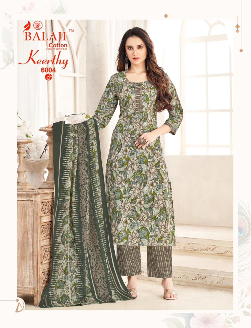 Keerthy Vol 6 Balaji Readymade Cotton Pant Suits Wholesaler Gujarat