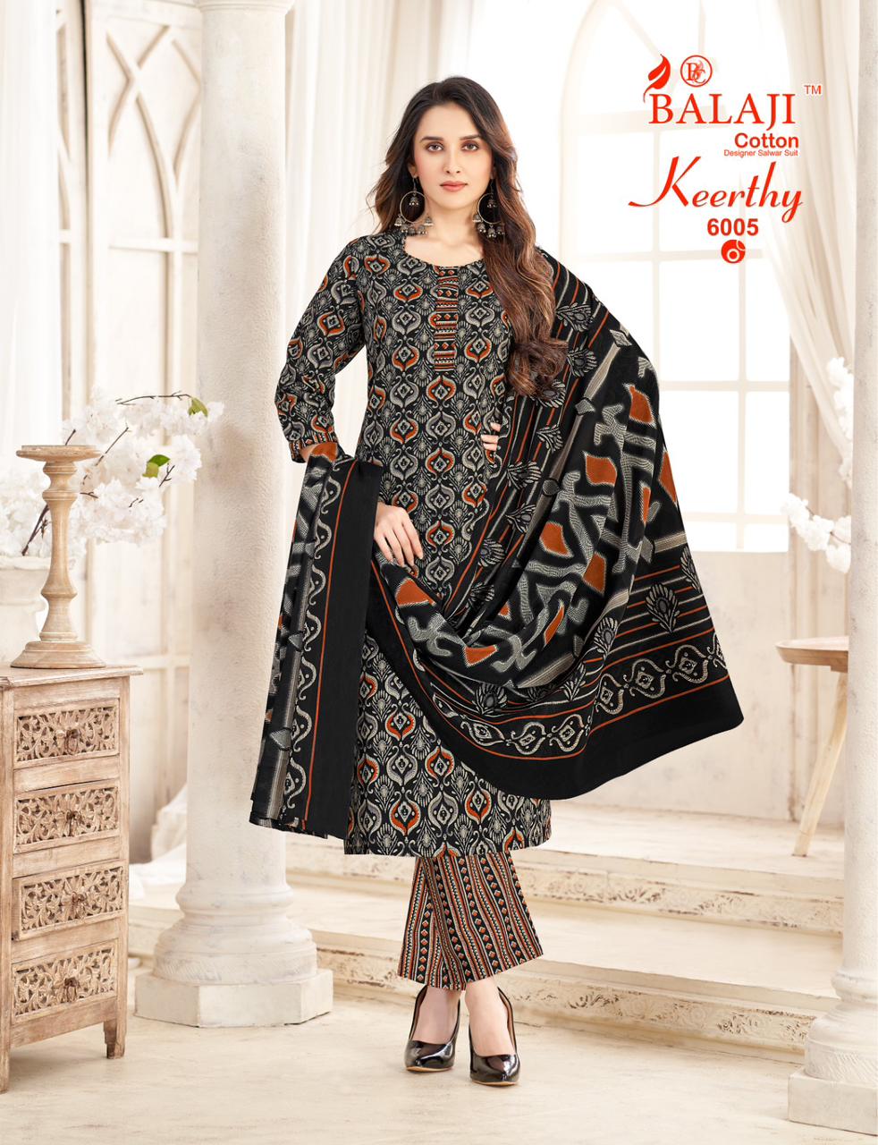 Keerthy Vol 6 Balaji Readymade Cotton Pant Suits Wholesaler Gujarat