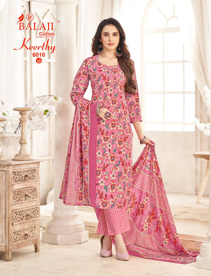 Keerthy Vol 6 Balaji Readymade Cotton Pant Suits Wholesaler Gujarat