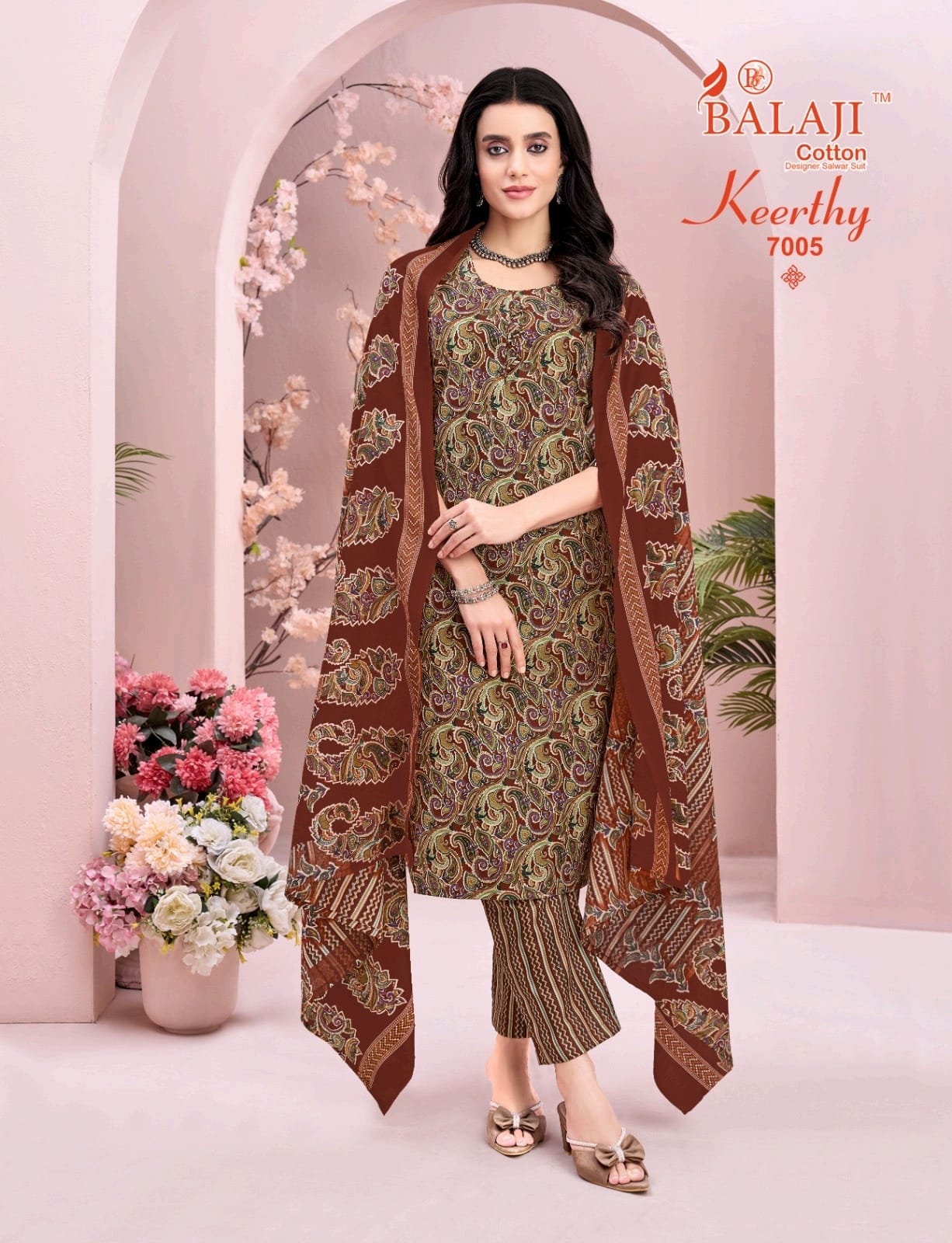 Keerthy Vol 7 Balaji Readymade Cotton Pant Suits Wholesaler Ahmedabad