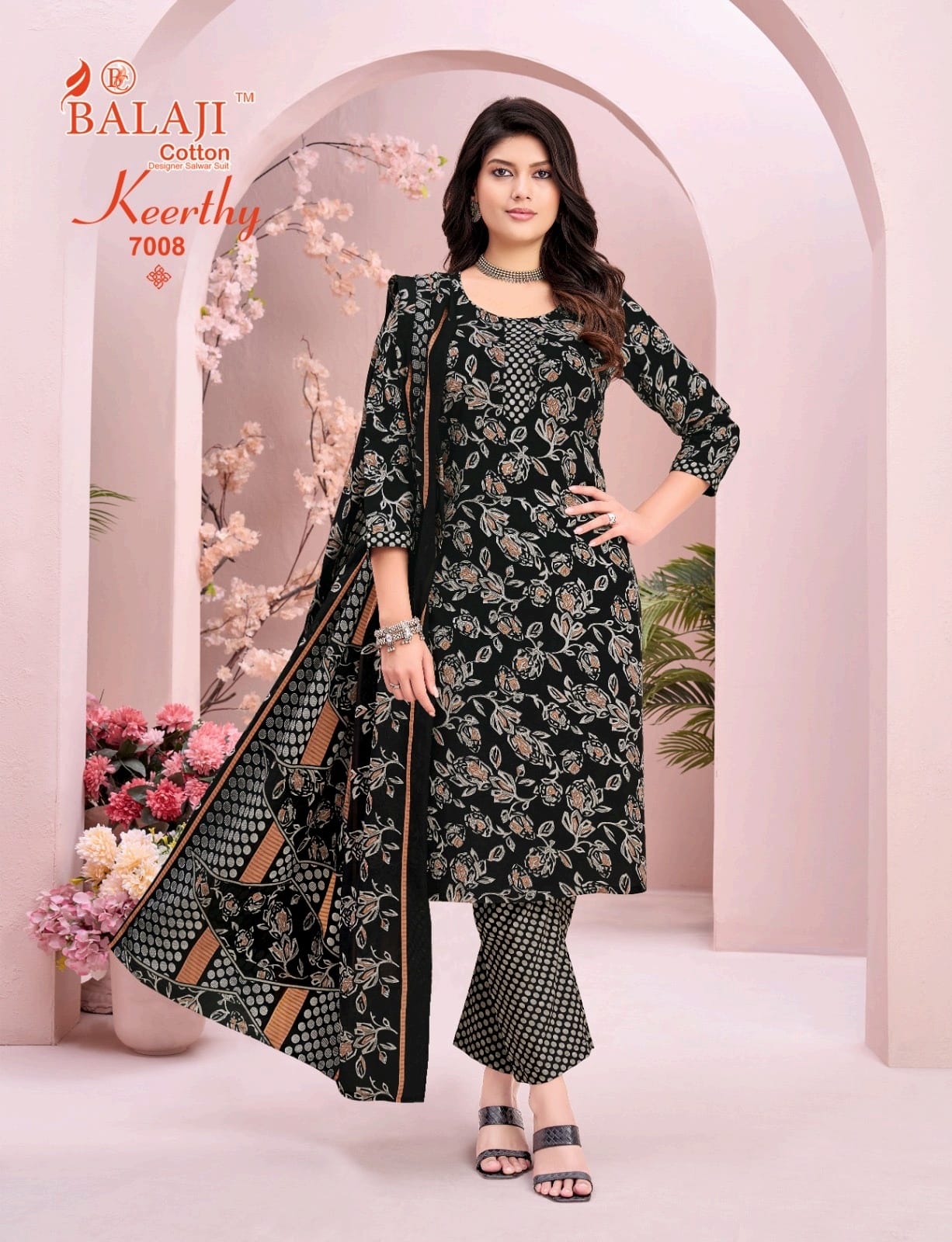 Keerthy Vol 7 Balaji Readymade Cotton Pant Suits Wholesaler Ahmedabad
