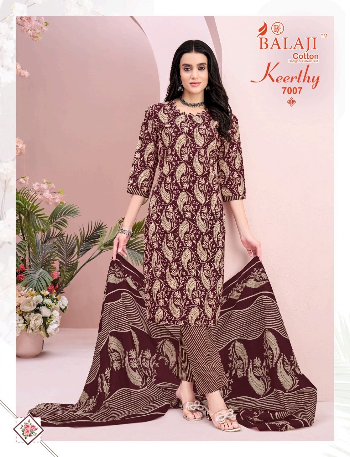 Keerthy Vol 7 Balaji Readymade Cotton Pant Suits Wholesaler Ahmedabad