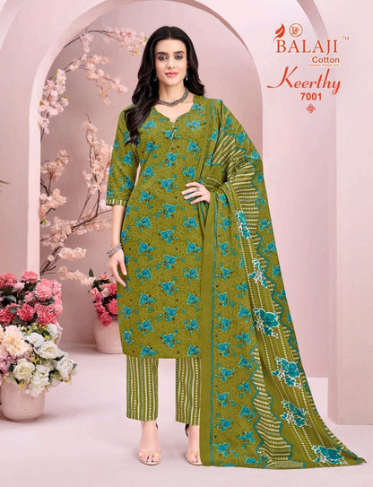 Keerthy Vol 7 Balaji Readymade Cotton Pant Suits Wholesaler Ahmedabad