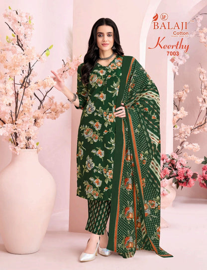 Keerthy Vol 7 Balaji Readymade Cotton Pant Suits Wholesaler Ahmedabad