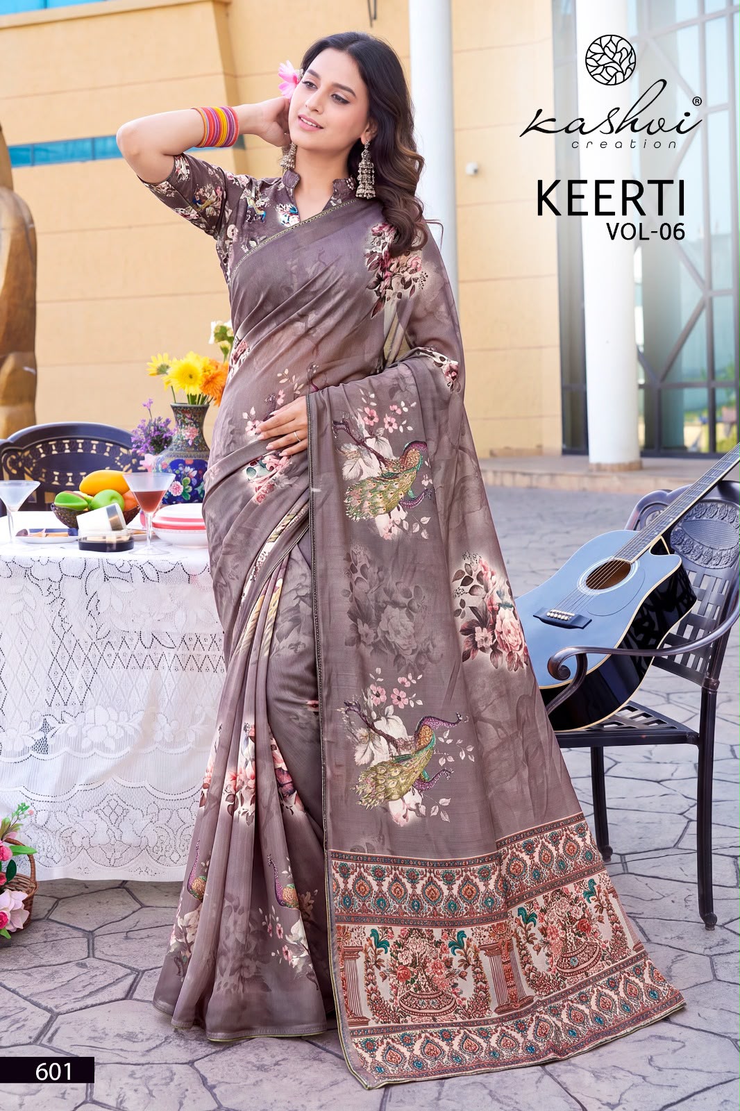 Keerti Vol 6 Kashvi Creation Sarees Exporter India