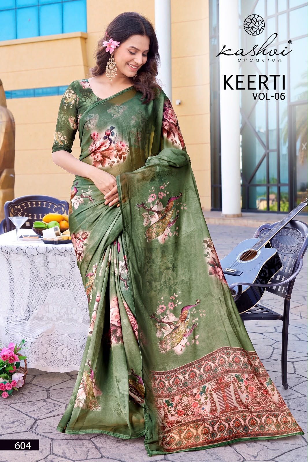 Keerti Vol 6 Kashvi Creation Sarees Exporter India