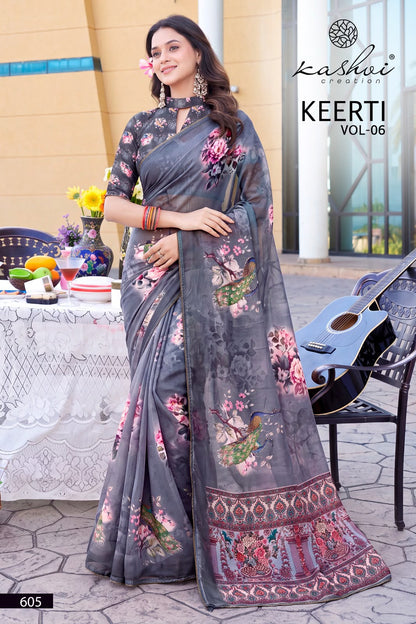 Keerti Vol 6 Kashvi Creation Sarees Exporter India