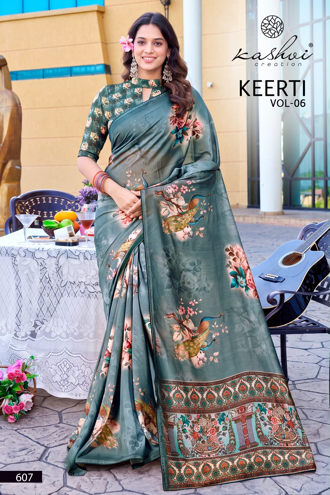 Keerti Vol 6 Kashvi Creation Sarees Exporter India