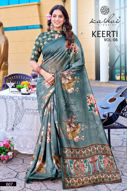 Keerti Vol 6 Kashvi Creation Sarees Exporter India