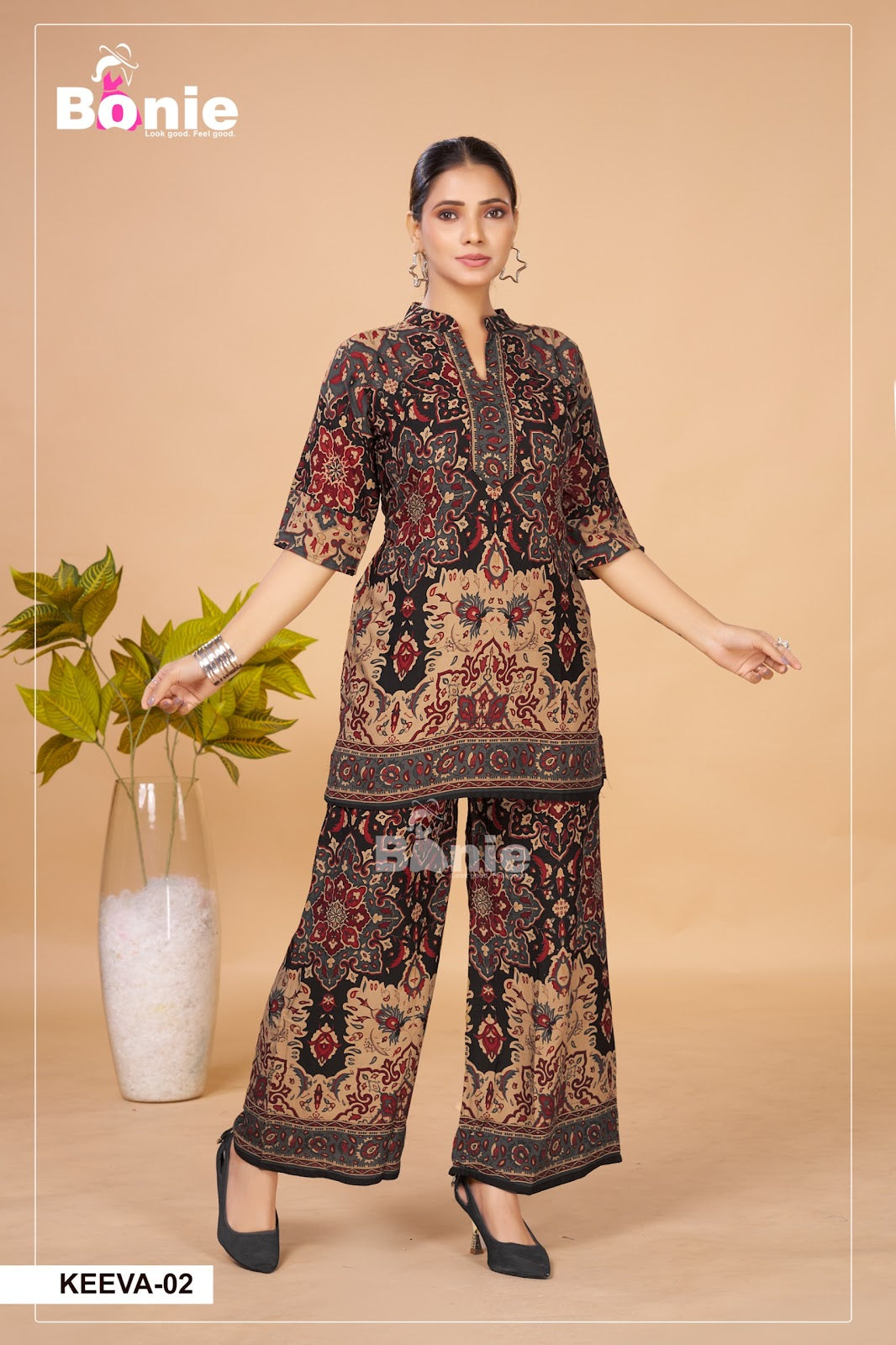 Keeva Bonie Reyon Co Ord Set Wholesaler