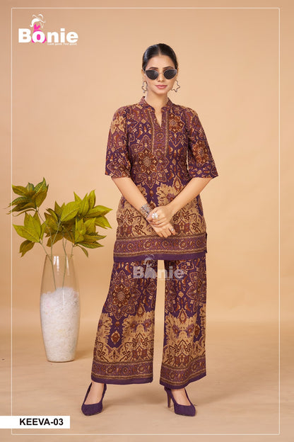 Keeva Bonie Reyon Co Ord Set Wholesaler