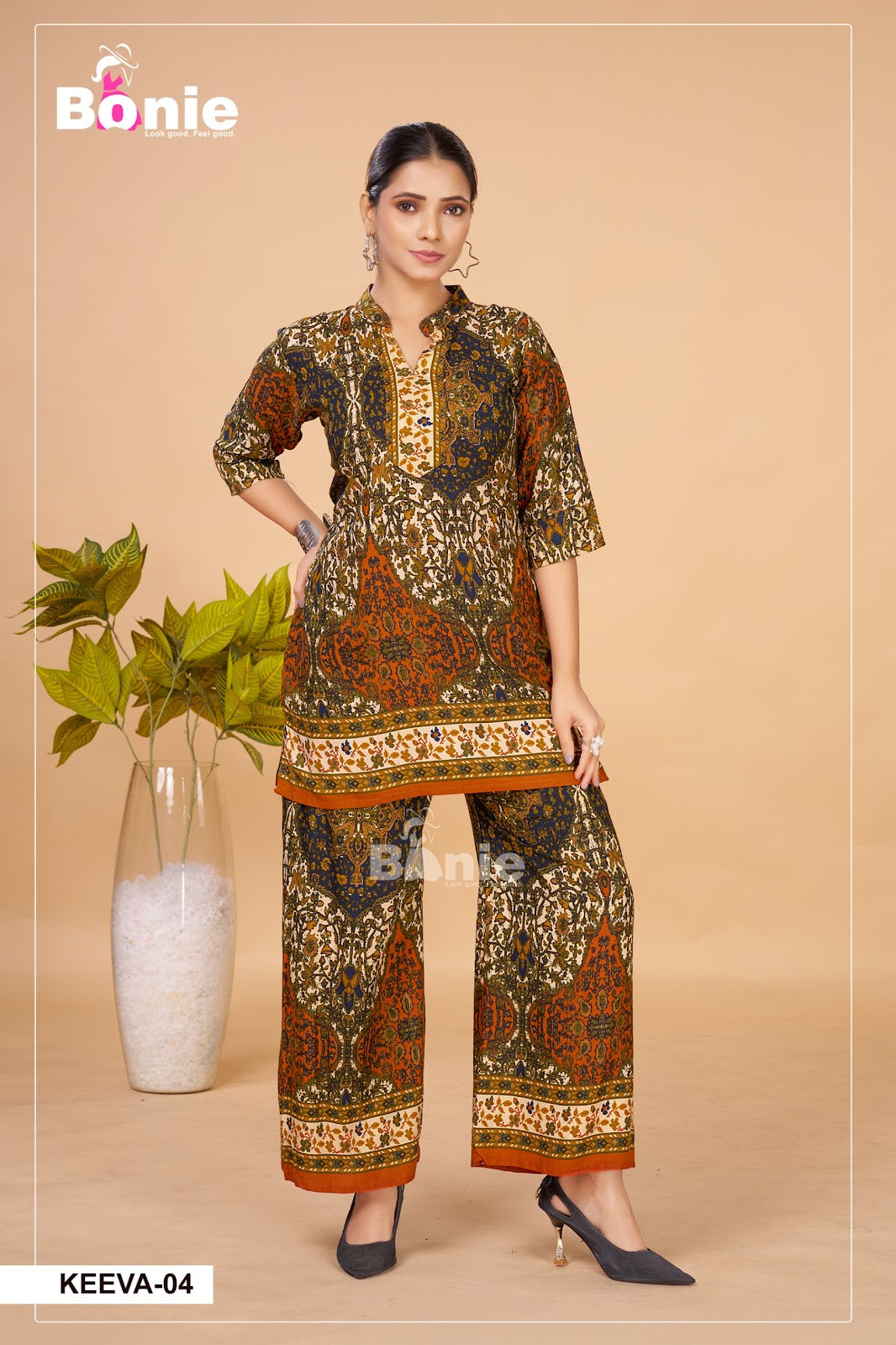 Keeva Bonie Reyon Co Ord Set Wholesaler