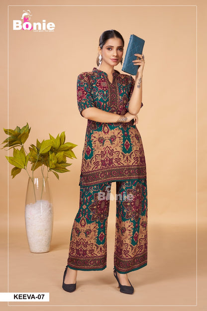 Keeva Bonie Reyon Co Ord Set Wholesaler