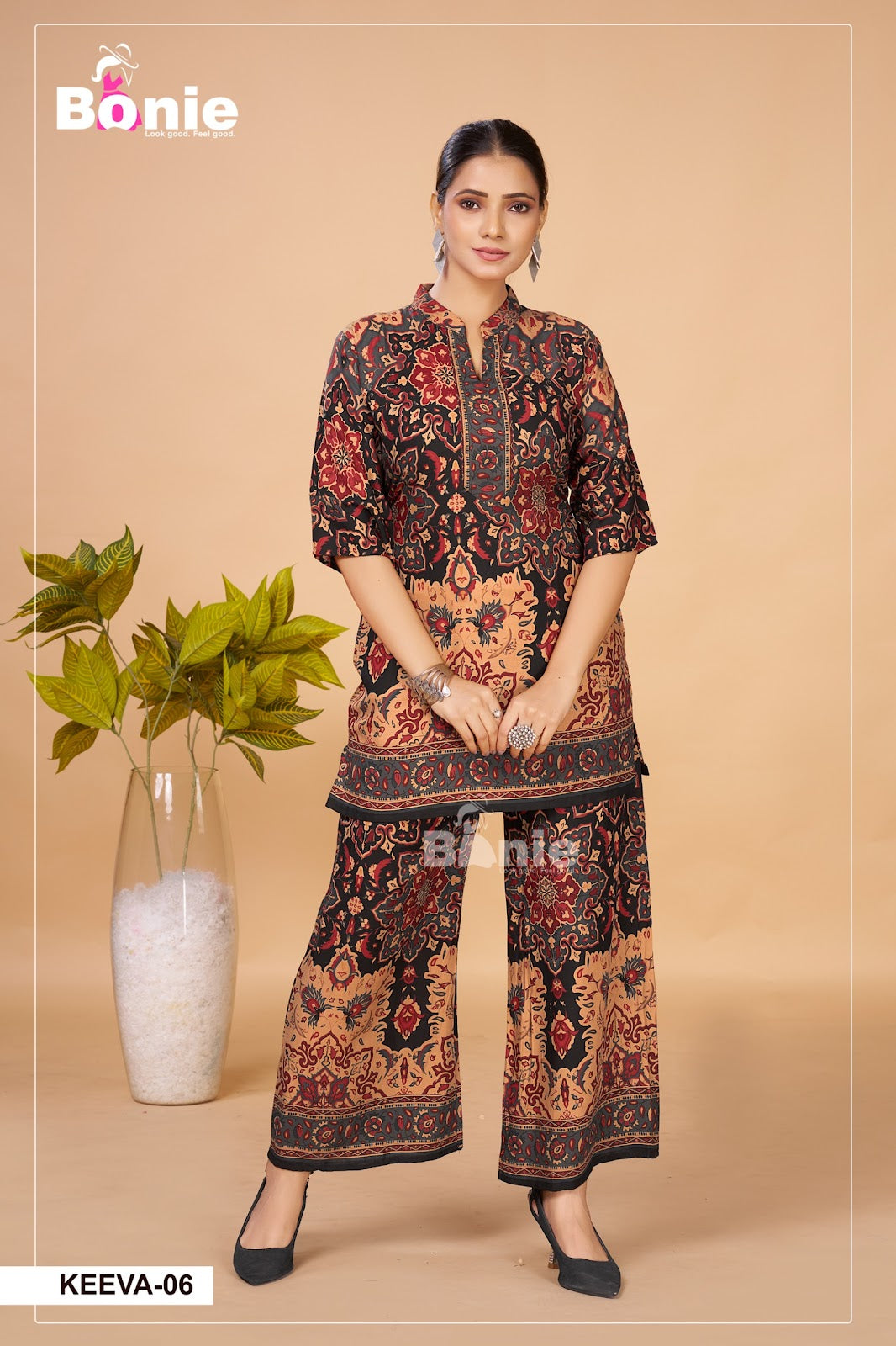 Keeva Bonie Reyon Co Ord Set Wholesaler