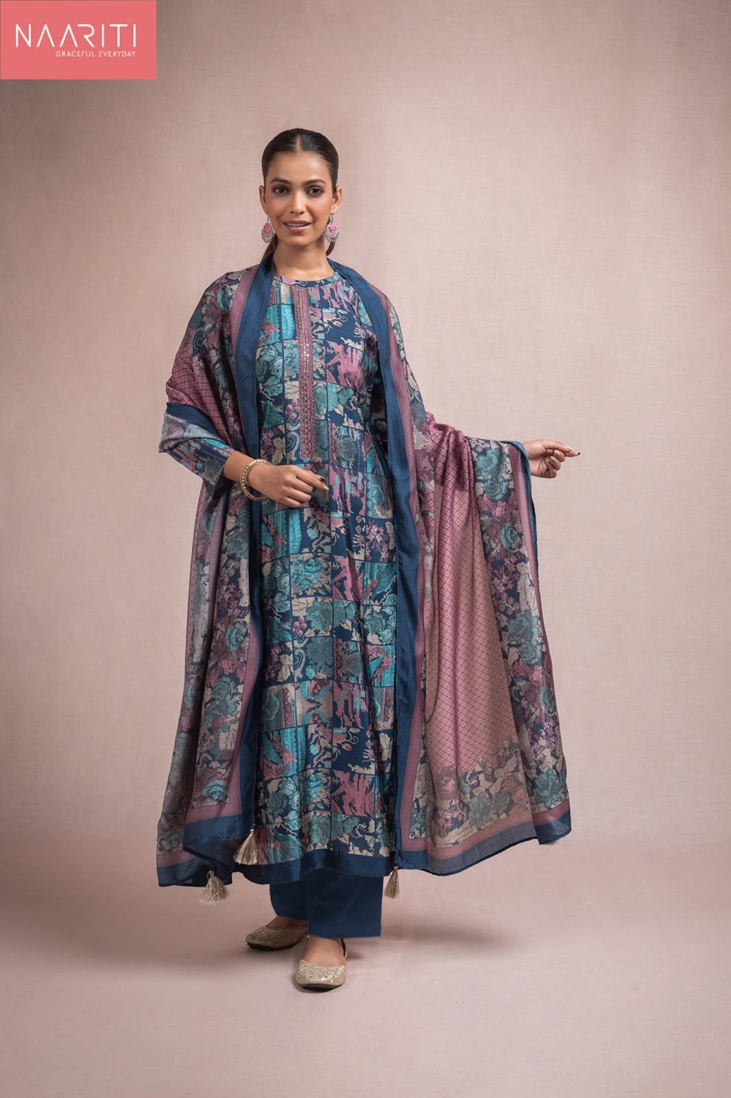 Keeva Naariti Pure Silk Pant Style Suits Exporter Ahmedabad
