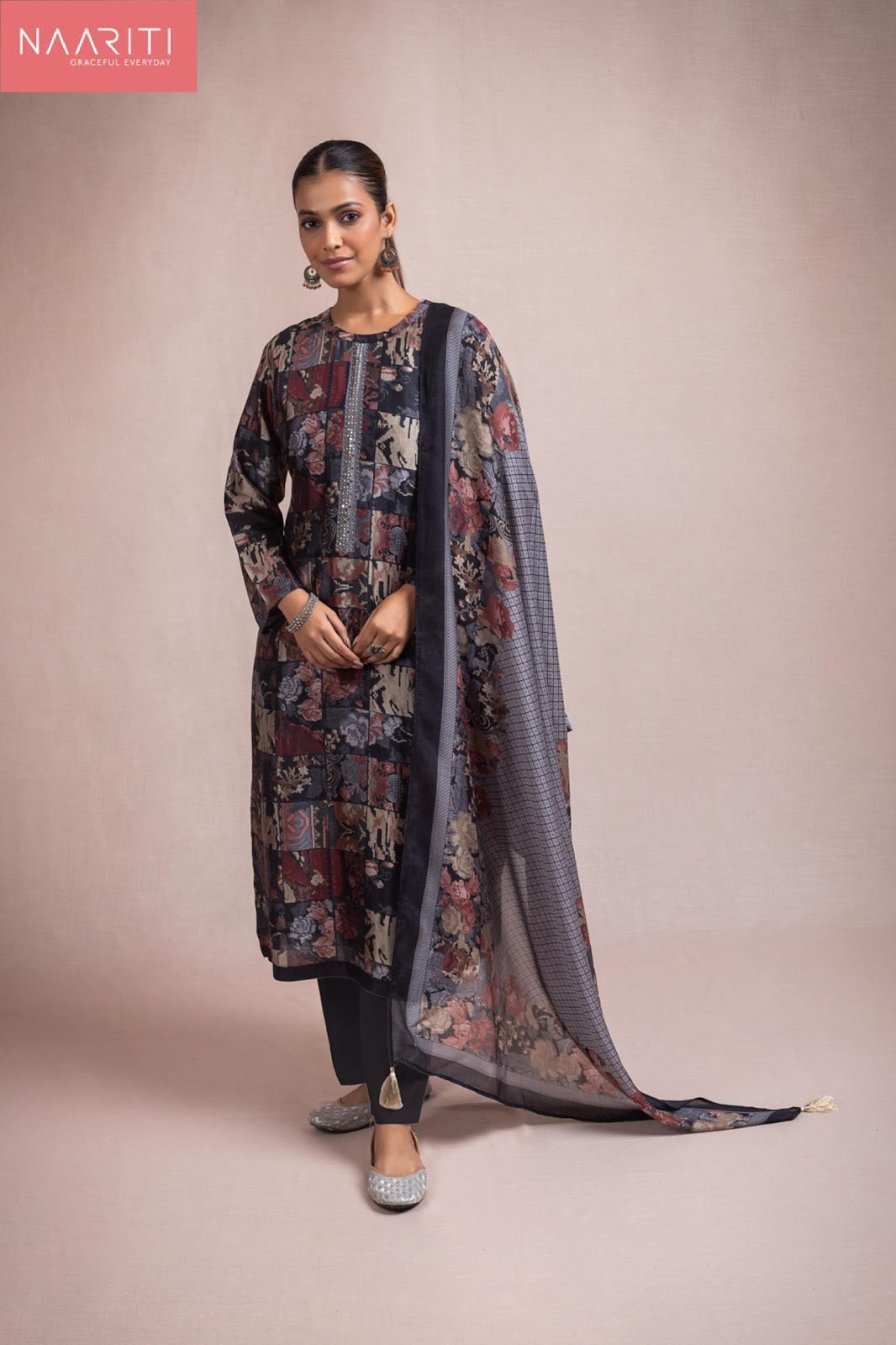 Keeva Naariti Pure Silk Pant Style Suits Exporter Ahmedabad