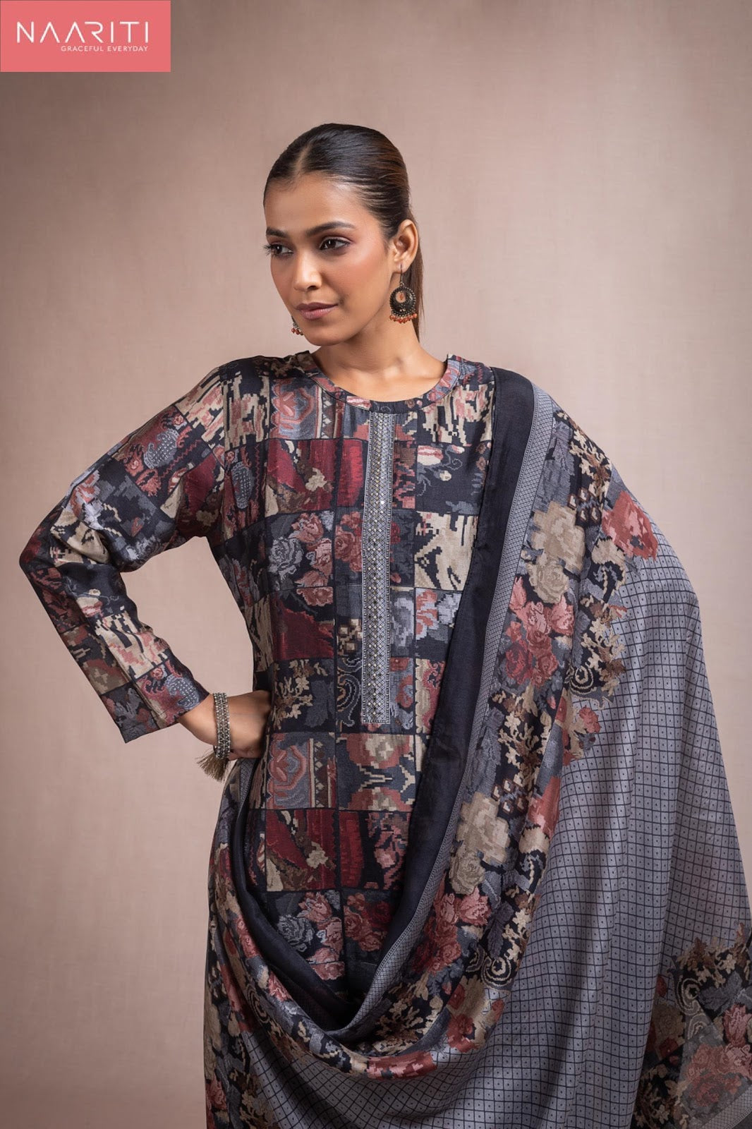 Keeva Naariti Pure Silk Pant Style Suits Exporter Ahmedabad