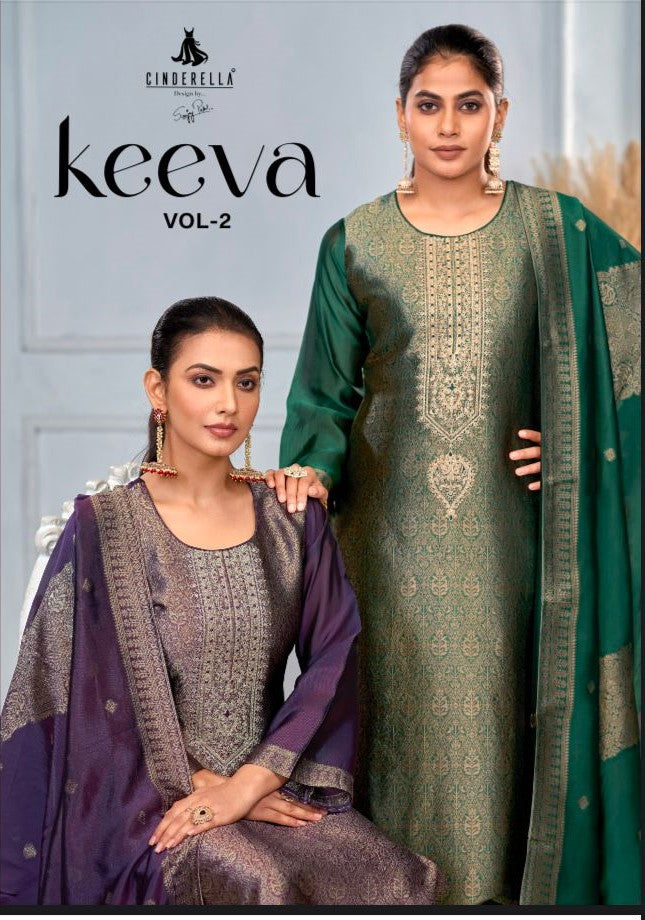 Keeva Vol 2 Cinderella Banglori Silk Pant Style Suits Manufacturer India