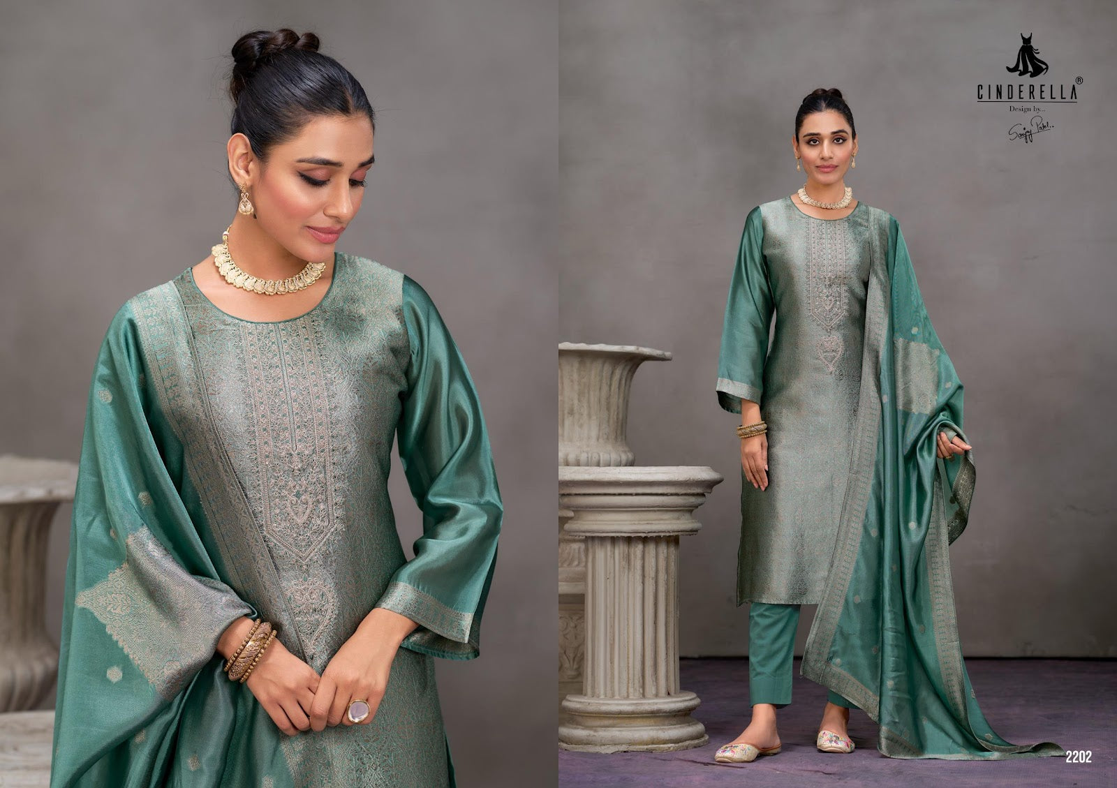 Keeva Vol 3 Cinderella Banglori Silk Pant Style Suits Wholesaler